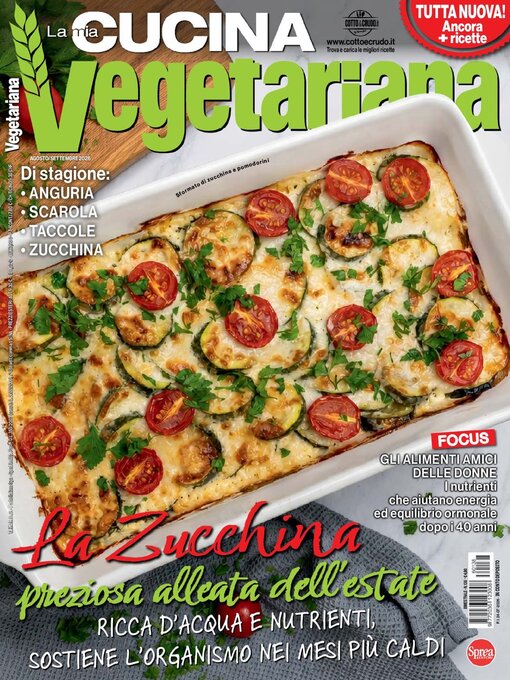 Cover image for La mia cucina vegetariana